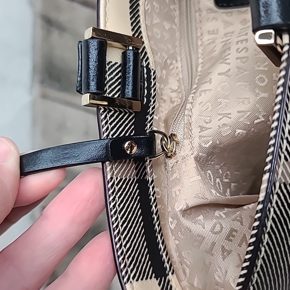 Kate Spade Juno Grant Street Grainy Vinyl Handbag in Pumice Multi - Picture 14 of 16